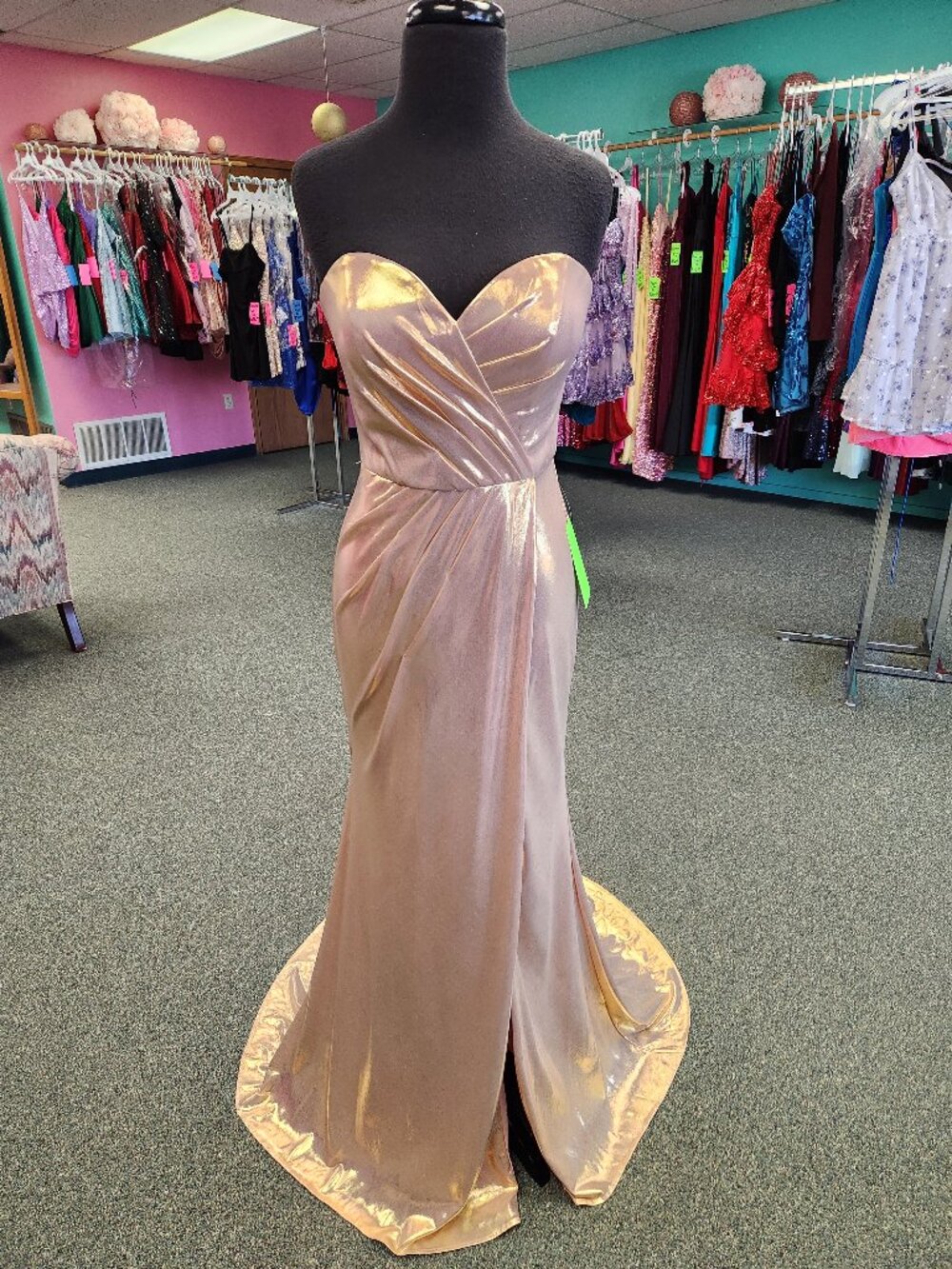 GLS GL2894 Size 6 Rose Gold Prom Dress